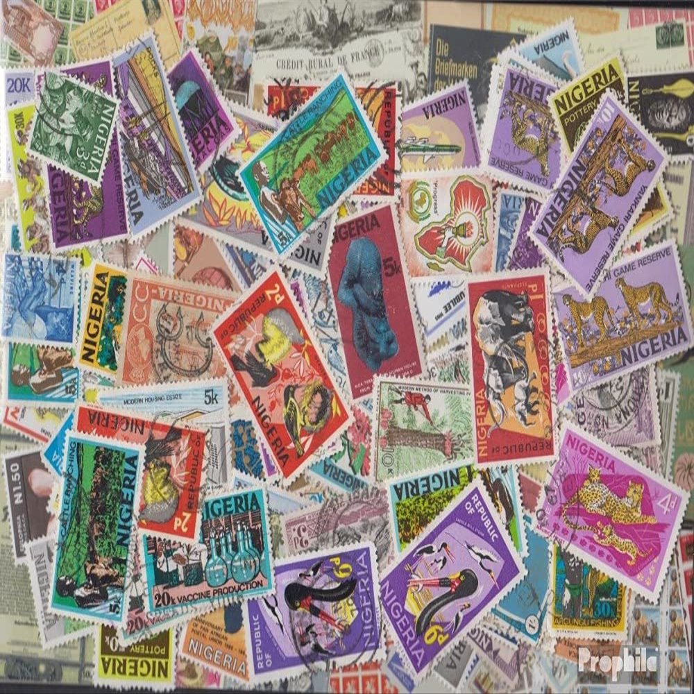 Nigeria 300 Various Stamps (Stamps for Collectors)