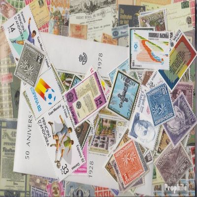 Andorra - Spanish Post 100 Various Stamps Andorra spanisch (Stamps for Collectors)