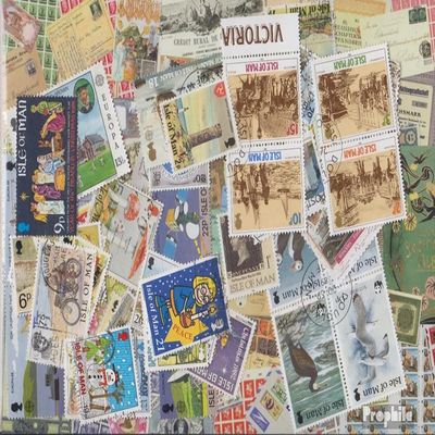 United Kingdom - Isle of Man 1.000 Various Stamps (Stamps for Collectors)