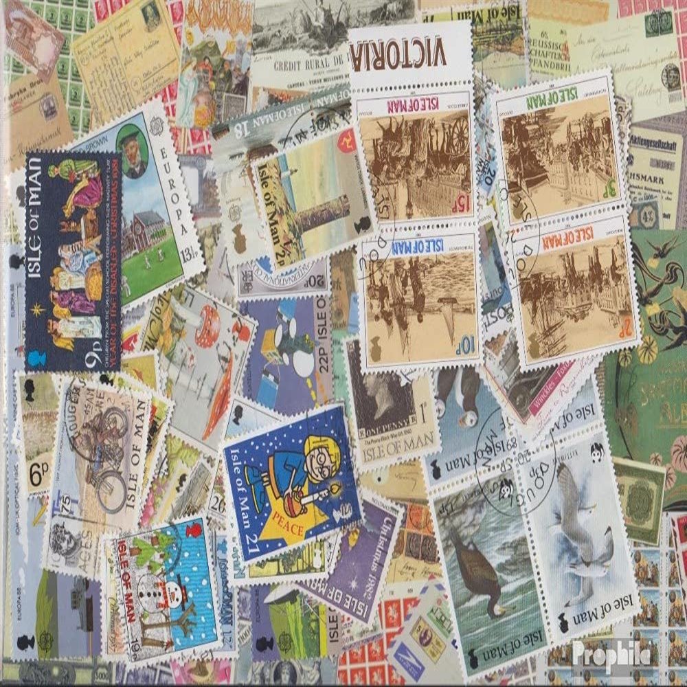 United Kingdom - Isle of Man 1.000 Various Stamps (Stamps for Collectors)