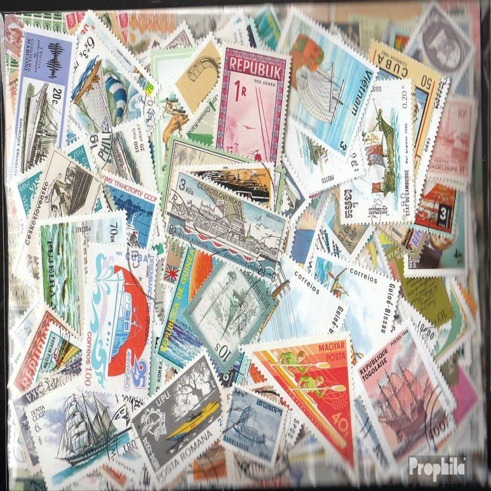 Motives 1.000 Various Vessels and Boats Stamps (Stamps for Collectors) Seafaring/Ships