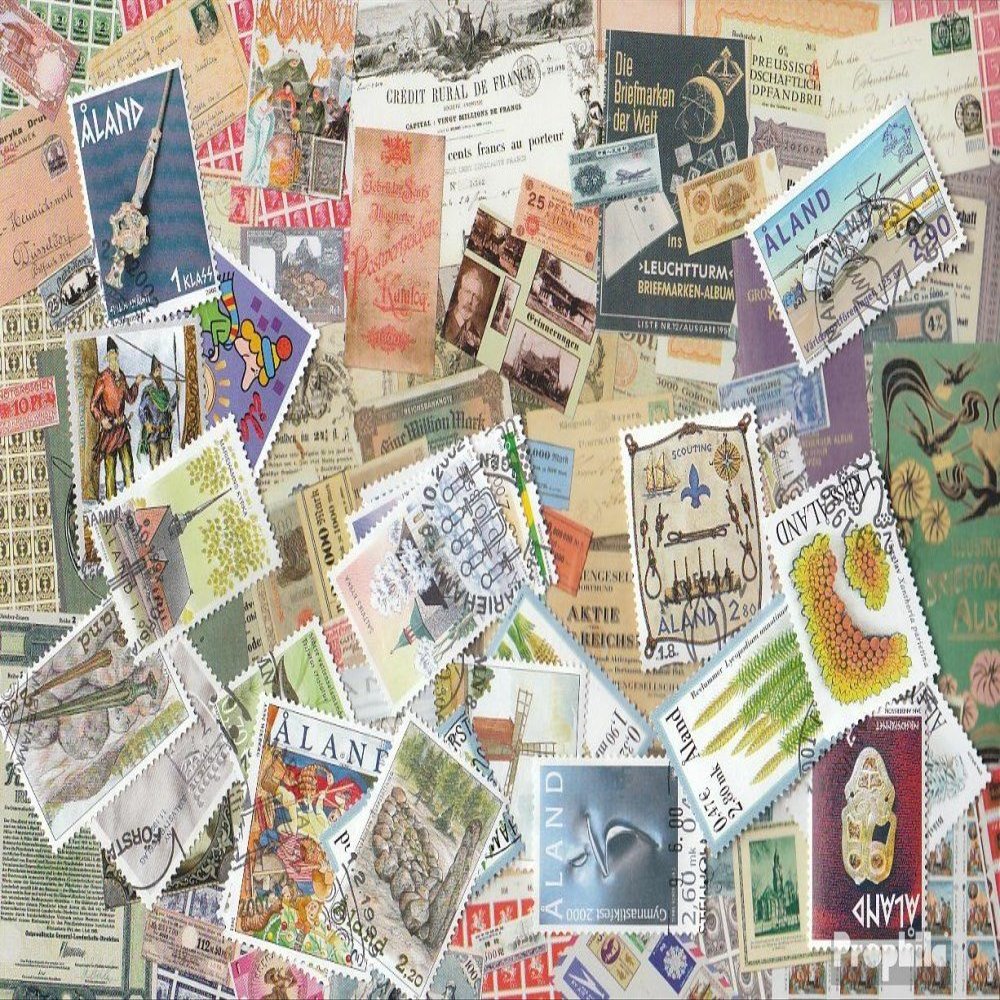 Finland - Aland 300 Various Stamps (Stamps for Collectors)