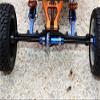 Axial Yeti Jr. SCORE Trophy Truck (AX90052) Upgrade Parts Aluminum Differential Outputs For Rear Gear Box - 1 Set Black view 2