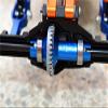 Axial Yeti Jr. SCORE Trophy Truck (AX90052) Upgrade Parts Aluminum Differential Outputs For Rear Gear Box - 1 Set Black view 3