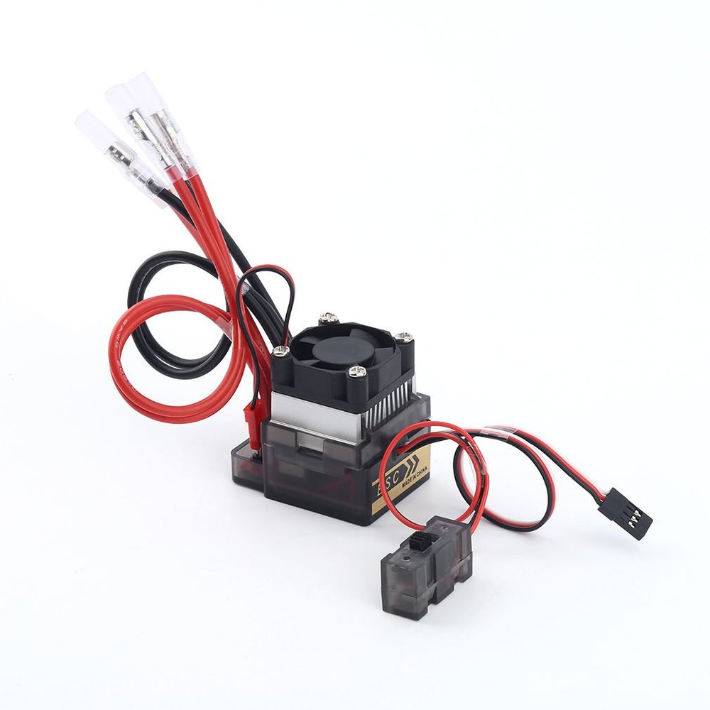 320A Waterproof RC Boat ESC Eletric Speed Controller 7.2-16V with Fan Two Motors #1735