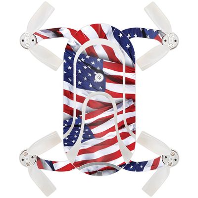 MightySkins Skin Compatible with ZEROTECH Dobby Pocket Drone  Patriot | Protective, Durable, and Unique Vinyl Decal wrap Cover | Easy to Apply, Remove, and Change Styles | Made in The USA