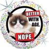 18" Grumpy CAT Better with Age - Nope Holographic view 1