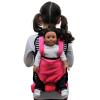 THE QUEEN'S TREASURES Pink, White and Black Doll Carrier Backpack and Doll Sleeping Bag, Compatible with 18" American Girl & 15 in Bitty Babies. Doll NOT Included view 1