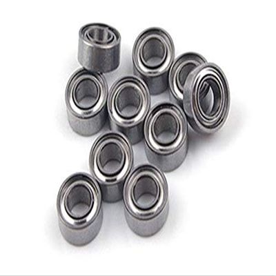 Precise Quality 8x16x5mm HopUp Metallic Shielded Metric Ball Bearing for Drone Helicopter, RC Miniature Toys (Pack of 10)