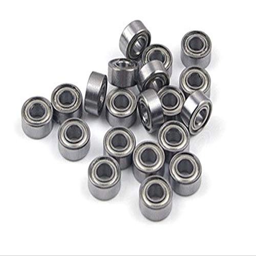 Autobahn88 Precise Quality 4x9x4mm HopUp Metallic Shielded Metric Ball Bearing for Drone Helicopter, RC Miniature Toys (Pack of 20)