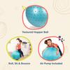 B. toys  26-Inch Bouncy Hopper Ball Ride On Blue Sit & Bounce for Toddlers, Kids Big Ball for Jumping Play & Exercise Air Pump Included Pouncy Bouncy 3+ Years view 4