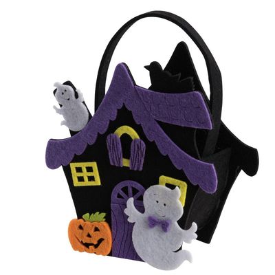 Carnival Toys 8179 Haunted House Bag Felt 17 x 15 cm, One Size