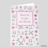 BAT MITZVAH CARD - COUNTER view 1