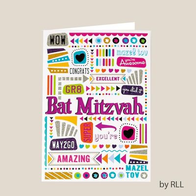 BAT MITZVAH CARD - COUNTER