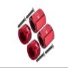 Axial Yeti Jr. Score Trophy Truck (AX90052) / Yeti Jr. Maverick (AXI90069) Upgrade Parts Aluminum F&R Hex Adapters - 8Pcs Set Red view 1