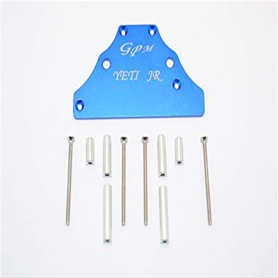 Axial Yeti Jr. SCORE Trophy Truck (AX90052) / Yeti Jr. Maverick (AXI90069) Upgrade Parts Aluminum Plate For Modified Electronic Setting - 1Pc Set Blue