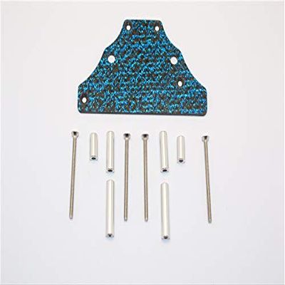 Axial Yeti Jr. Score Trophy Truck (AX90052) / Yeti Jr. Maverick (AXI90069) Upgrade Parts Graphite Plate for Modified Electronic Setting - 1Pc Set Blue
