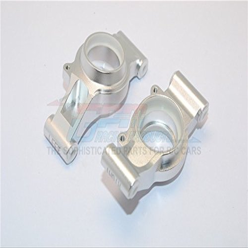 Aluminum Rear Knuckle Arms with Collars for Traxxas 1:5 X Maxx 6S / X Maxx 8S Monster Truck Upgrades - Silver