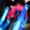 Aluminum Rear Knuckle Arms with Collars for Traxxas 1:5 X Maxx 6S / X Maxx 8S Monster Truck Upgrades - Red view 2