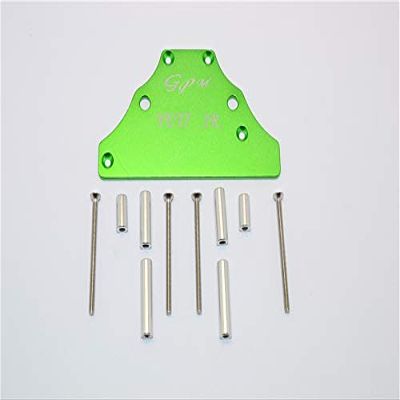 Axial Yeti Jr. Score Trophy Truck (AX90052) / Yeti Jr. Maverick (AXI90069) Upgrade Parts Aluminum Plate for Modified Electronic Setting - 1Pc Set Green
