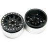 4Pcs 2.2" Aluminum Beadlock Wheel Rims 35mm Thickness 12mm Hex for 1/10 RC Axial Wraith (Black) view 4