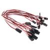 Mallofusa 10pcs 300mm 30cm Servo Extension Lead Cord Wire Splitter Male to Female Futaba JR Extension for KK MWC Eagle Control Board view 4