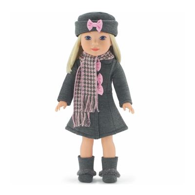 Emily Rose 14 Inch Doll Girl Scout Daisy Uniform 5-PC Playset | Officially Licensed by Girl Scouts of The USA | American Brand - Gift Boxed | Doll NOT Included | Fits Glitter Girls Dolls