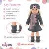 Emily Rose 14 Inch Doll Girl Scout Daisy Uniform 5-PC Playset | Officially Licensed by Girl Scouts of The USA | American Brand - Gift Boxed | Doll NOT Included | Fits Glitter Girls Dolls view 3