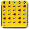 Regal Bingo Bulk Bingo Cards with Sliding Windows - Reusable Large Print Bingo Game Cards for Adults Large Group - 8 Pack, Yellow view 1
