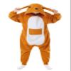 CANASOUR Kangaroo Costumes Kids Christmas Halloween Anime Cosplay Animal One Piece Onesie Pajamas 10-12 Years Girls Boys (10-12 Years, Kangaroo Orange) view 1