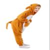 CANASOUR Kangaroo Costumes Kids Christmas Halloween Anime Cosplay Animal One Piece Onesie Pajamas 10-12 Years Girls Boys (10-12 Years, Kangaroo Orange) view 3