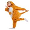 CANASOUR Kangaroo Costumes Kids Christmas Halloween Anime Cosplay Animal One Piece Onesie Pajamas 10-12 Years Girls Boys (10-12 Years, Kangaroo Orange) view 4