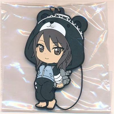 Banpresto Lottery Ichiban-Kuji L Award Girls and Panzer Movie Version@Tankan Way Great Strategy part2@Mika Rubber Strap