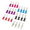 1 Set of Metal Body Clips Pins with Pull Tabs for 1/10 Axial SCX10 RC Model Crawler Car (Red) view 4