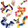 Star Magic Sensory Fidget Toys Set - 4 Pcs Stress Reducer Anxiety Relief Toys for Focus & Calm Great for Learning and Education Including Genuine Tangle Jr. view 1