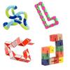 Star Magic Sensory Fidget Toys Set - 4 Pcs Stress Reducer Anxiety Relief Toys for Focus & Calm Great for Learning and Education Including Genuine Tangle Jr. view 2