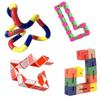 Star Magic Sensory Fidget Toys Set - 4 Pcs Stress Reducer Anxiety Relief Toys for Focus & Calm Great for Learning and Education Including Genuine Tangle Jr. view 4