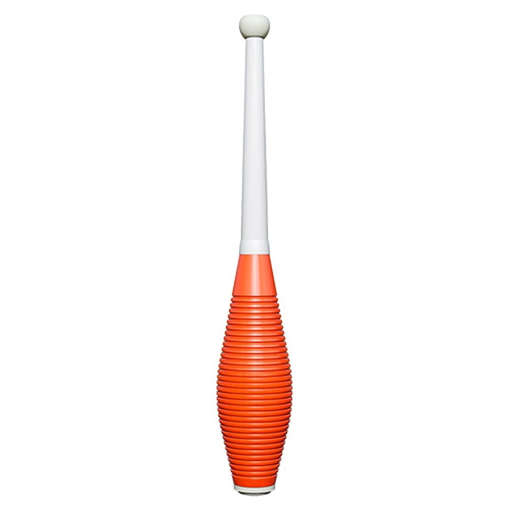 Henrys Loop Grip Juggling Club (Orange) - Single Juggling Club (52 cm) - Includes Knobs, Tops, Protective Ring - Suitable for Child, Youth - Unisex - Hand-Powered