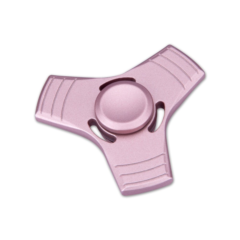 Antsy Labs Triangle Fidget Spinner, Sensory Fidget Toys for Kids & Adults, Designed for Anxiety & Stress Relief, Party Favors, Birthday Goody Bag, or Stocking Stuffers, Pocket Sized, Pink
