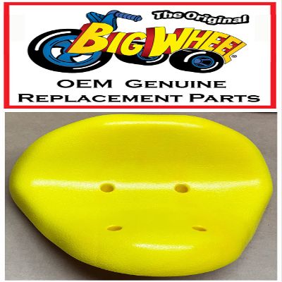 Yellow SEAT for The Original Big Wheel Racer/ Mighty Wheels, Original Replacement Parts