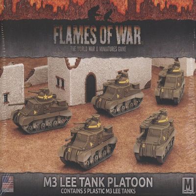 Flames of War: Mid War: United States: M3 Lee Tank Platoon