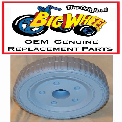 Baby Blue REAR WHEEL for The Original Big Wheel HOT CYCLE, Original Replacement Parts