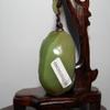 1.8"China Nature Certified Hetian Nephrite Jade Wealth Fish and Basket Hand Carved Pendant view 4