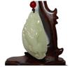 2.5"China Certified Hetian Nephrite Jade Fortune Pixiu Hand Carved Necklace Pendant9385 view 1