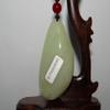 2.5"China Certified Hetian Nephrite Jade Fortune Pixiu Hand Carved Necklace Pendant9385 view 4