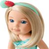 American Girl WellieWishers 14.5-inch Camille Doll with Blue Leotard, Mermaid Skirt, Headband, and Boots, For Ages 4+ view 4