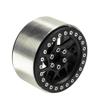 RCLIONS Aluminum Alloy 2.2 Beadlock Wheels/Rims for 1/10 Scale RC Crawler Model Car Wraith 90018 -Pack of 4 (Black) view 3