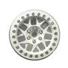 RCLIONS Aluminum 2.2" Beadlock Wheels Rims for 1/10 Scale RC Crawler Model Car Wraith,SCX10,TRX4 -Pack of 4 (Silver) view 3