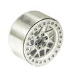 RCLIONS Aluminum 2.2" Beadlock Wheels Rims for 1/10 Scale RC Crawler Model Car Wraith,SCX10,TRX4 -Pack of 4 (Silver) view 4