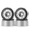 RCLIONS 4pcs Aluminum Alloy 2.2inch RC Beadlock Wheels Rims for Axial Wraith SCX10 TRX4 1/10th RC Crawler Car view 1
